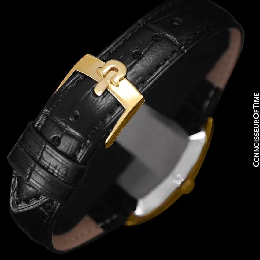 1978 Omega De Ville Vintage Mens Handwound Ultra Thin Dress Watch - 18K Gold Plated & Stainless Steel