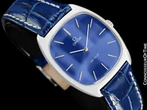 1979 Omega De Ville Vintage Mens Handwound Ultra Thin Dress Watch - Stainless Steel
