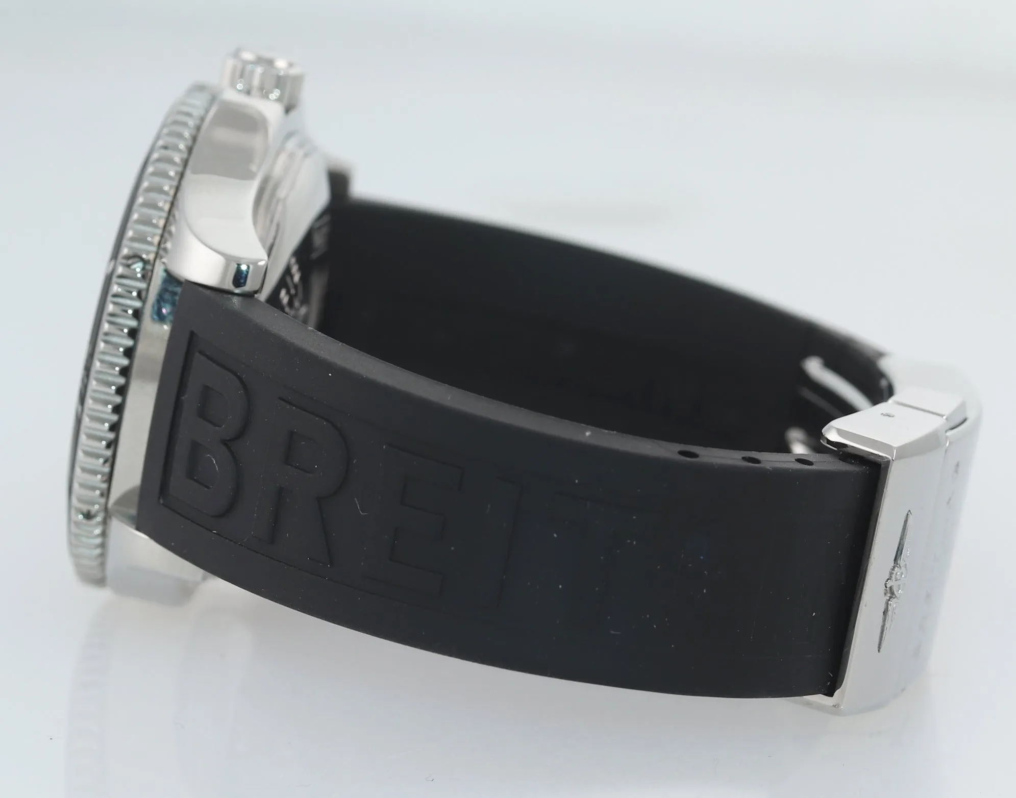 2015 Breitling Super Ocean Abyss 42mm A17364 Black Steel Ceramic Watch Box Paper