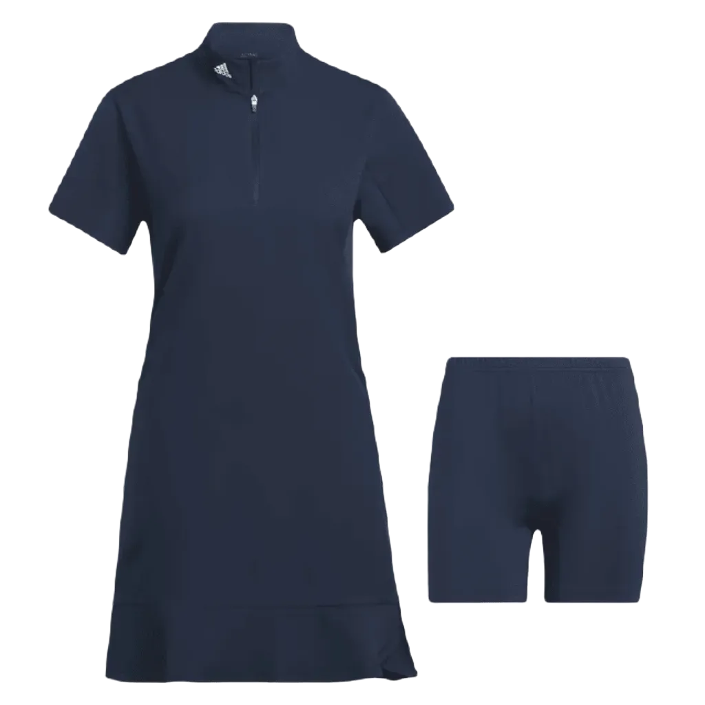 Adidas Ladies Frill Dress - Blue