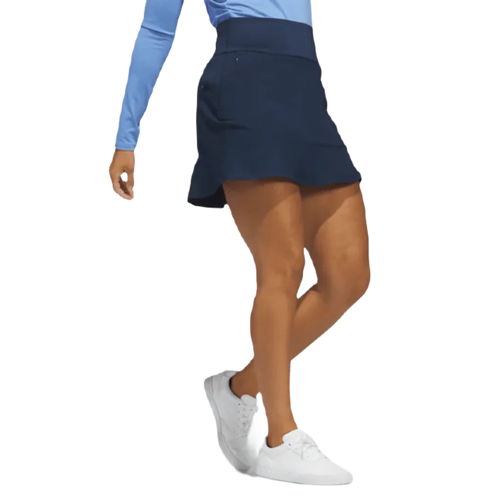 Adidas Ladies Frill Skort - Navy