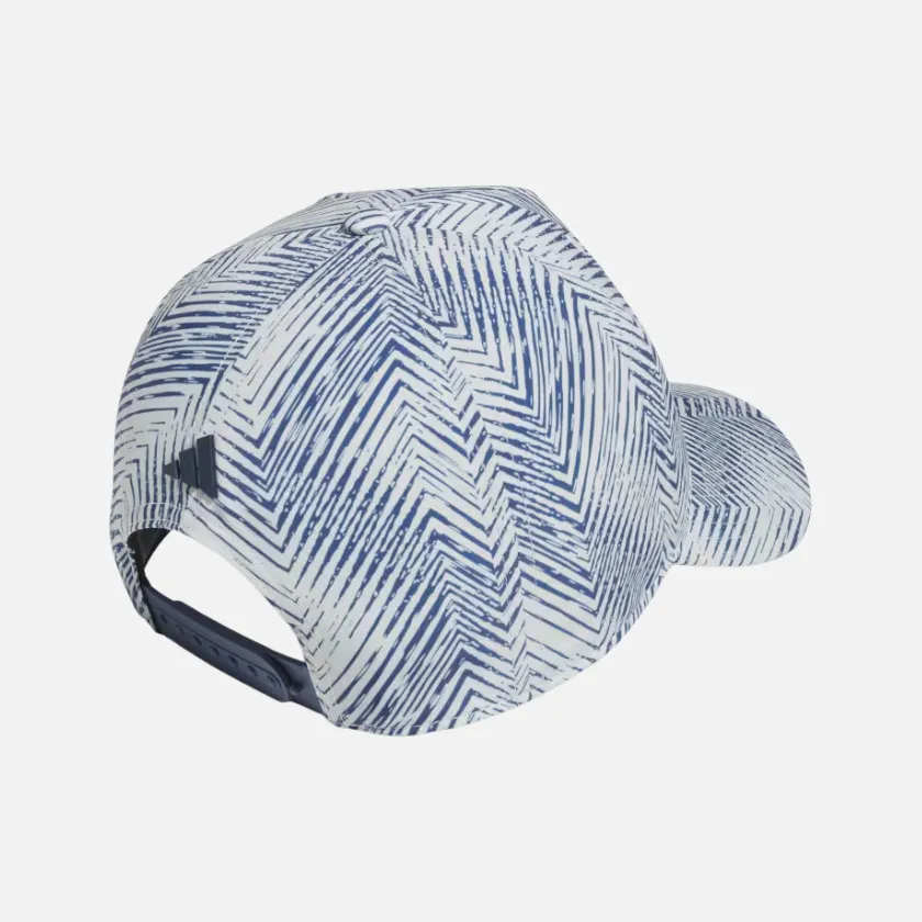 Adidas Tour 3 Stripes Printed Men's Golf Hat -Crystal Jade S24