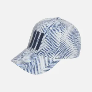 Adidas Tour 3 Stripes Printed Men's Golf Hat -Crystal Jade S24