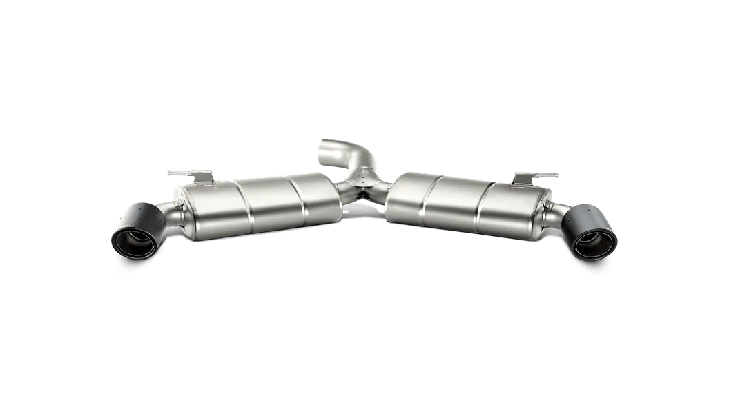Akrapovic Golf GTI MK7 FL (169kW) Slip-On Exhaust System w/ Carbon Tail Pipe Set (Titanium)