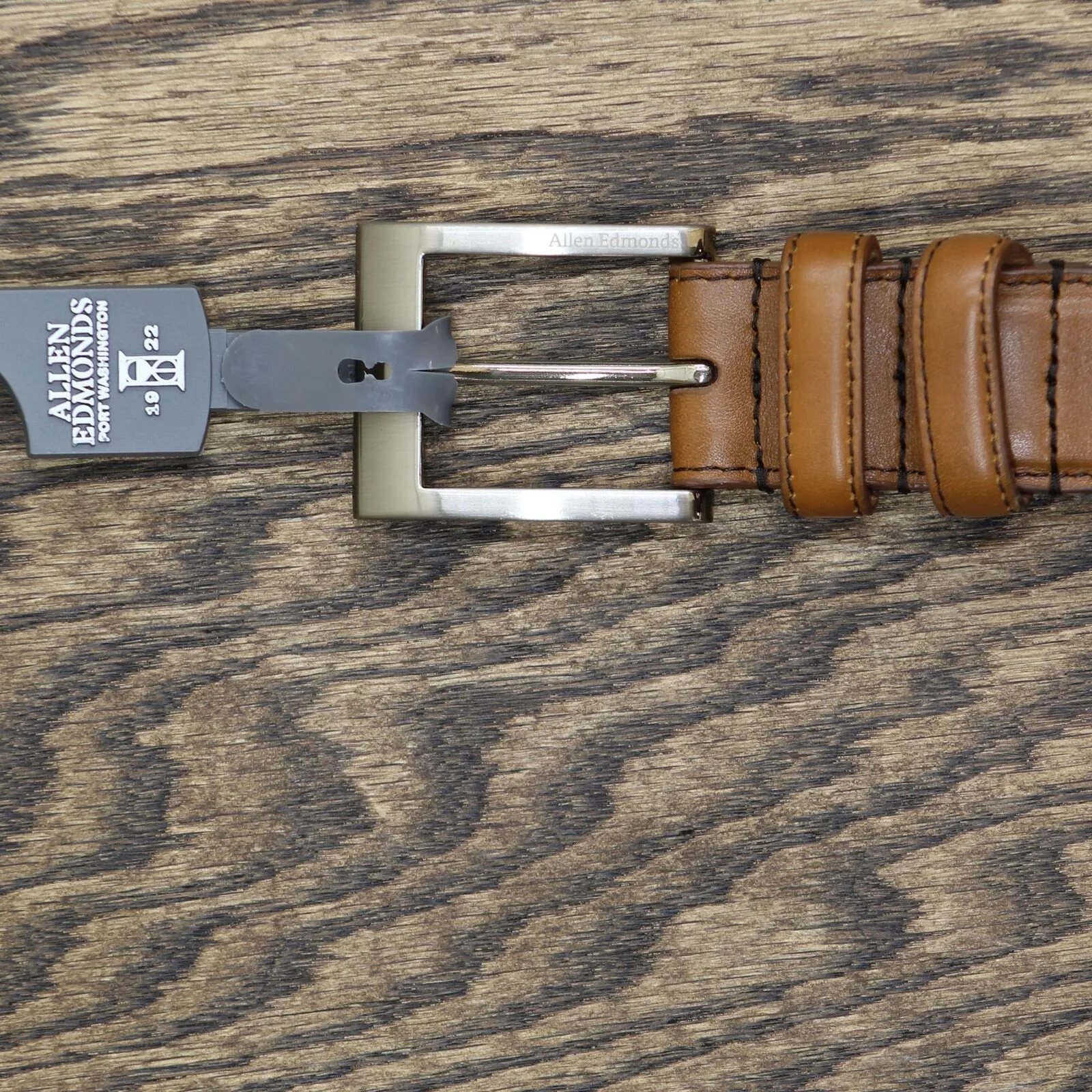 Allen Edmonds Classic Wide Leather Belt Walnut 36