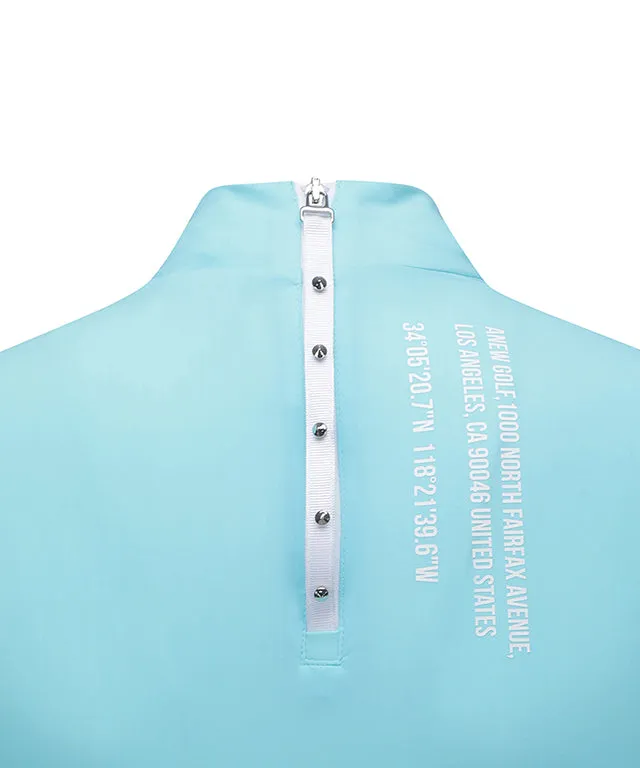 ANEW Golf: Women Front Logo Point Sleeveless - Light Green