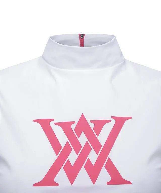 ANEW Golf: Women Front Logo Point Sleeveless - White