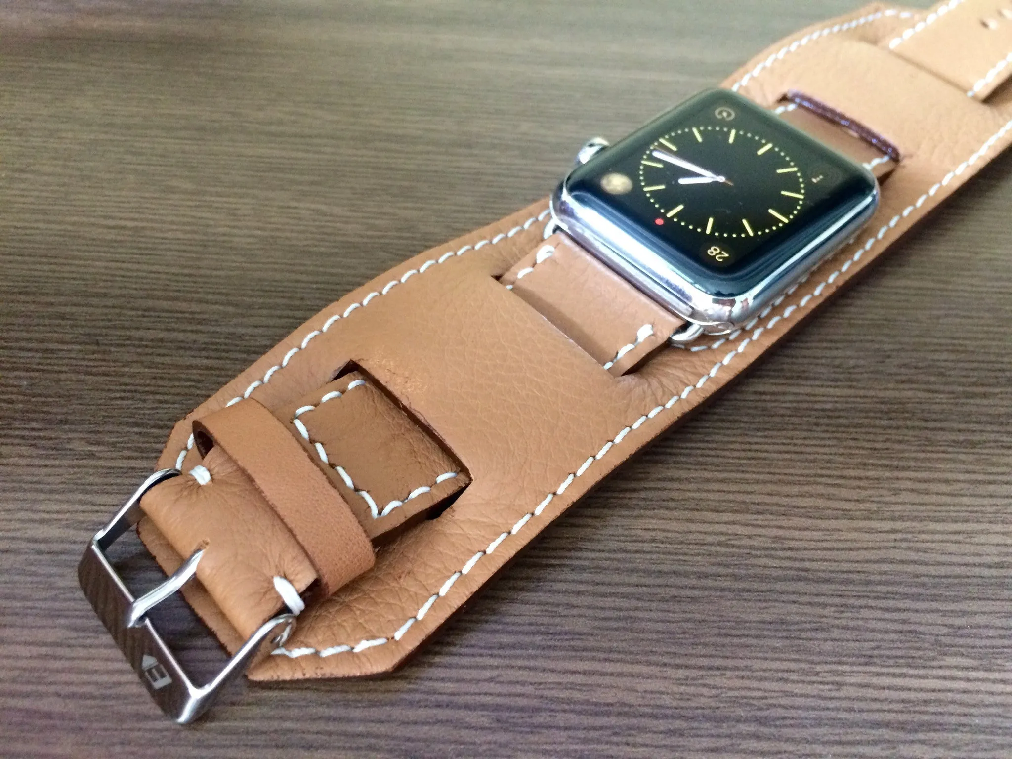 Apple Watch Band, Apple Watch Hermes, Hermes Cuff Watch Band, Apple Watch 44mm, 42mm Stainless Steel watch strap for Series 5, Valentines Day Gift
