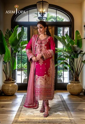 Asim Jofa | Luxury CAMBRIC 3 PCS '24 | AJFILE-18