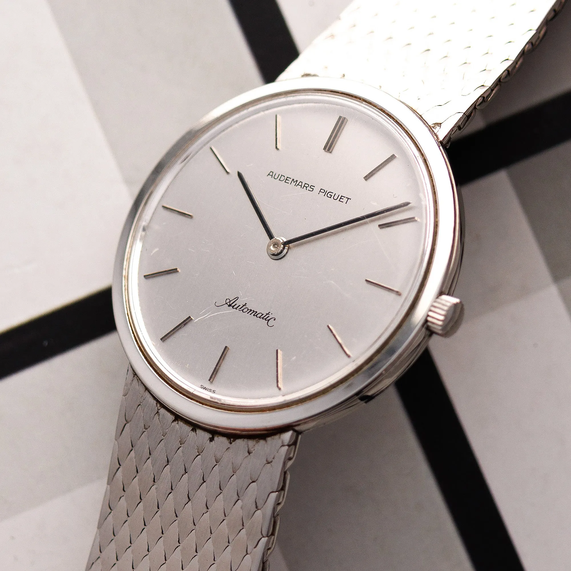 Audemars Piguet Ultra-Thin Steel Automatic Watch