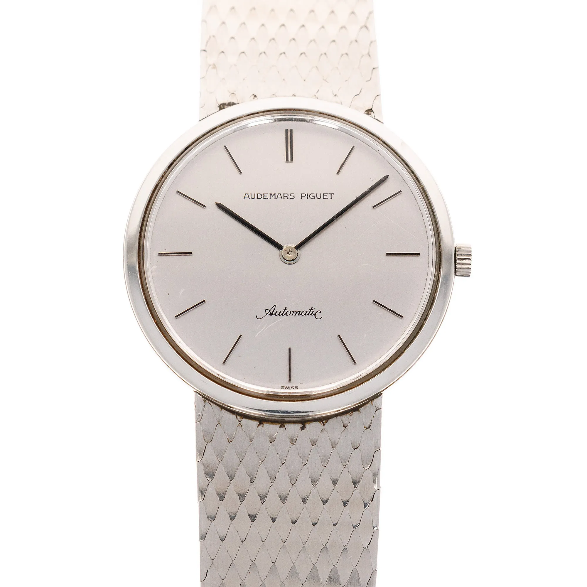 Audemars Piguet Ultra-Thin Steel Automatic Watch