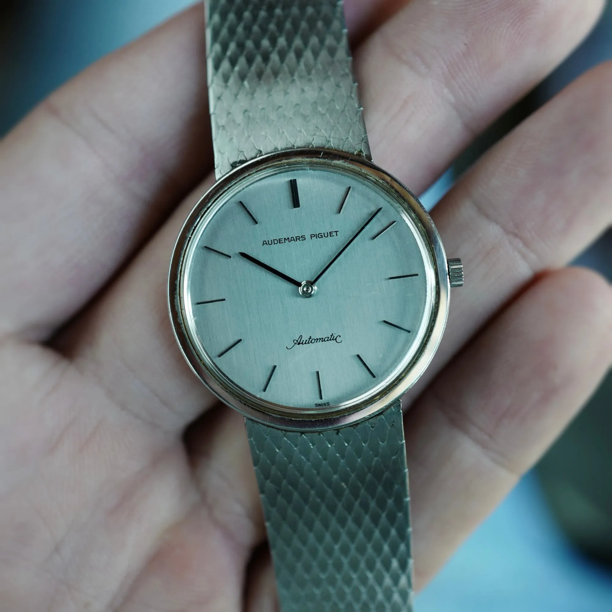 Audemars Piguet Ultra-Thin Steel Automatic Watch