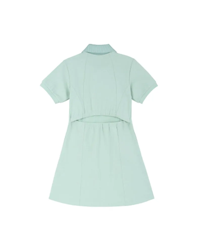 AVEN Back Open Dress - Mint
