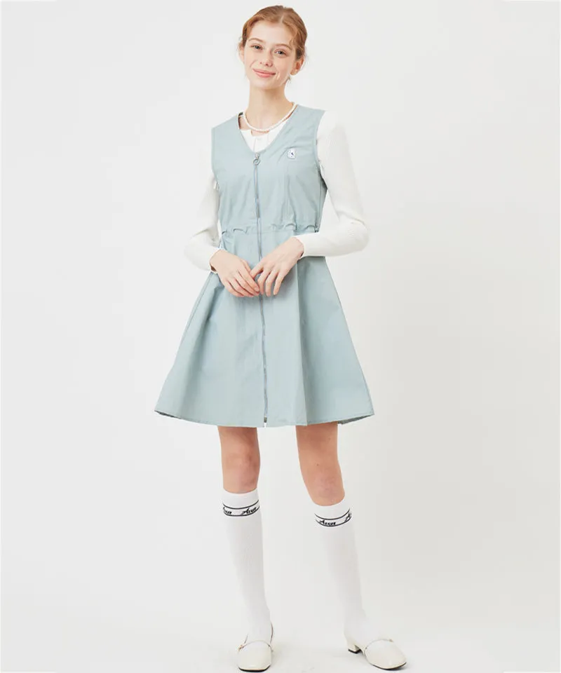 AVEN Sleeveless V-Neck Dress - Mint