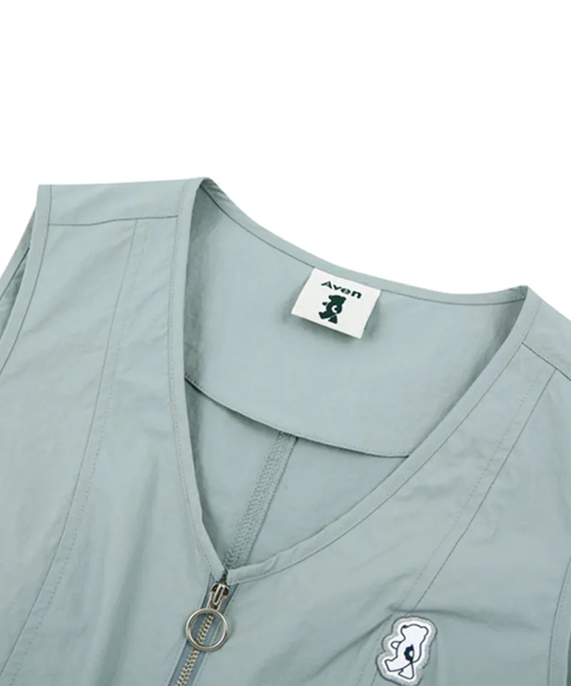 AVEN Sleeveless V-Neck Dress - Mint