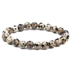 Balmatine Jasper Beaded Stretch Bracelet