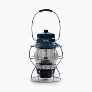 Barebones Living Railroad Lantern Ocean Blue