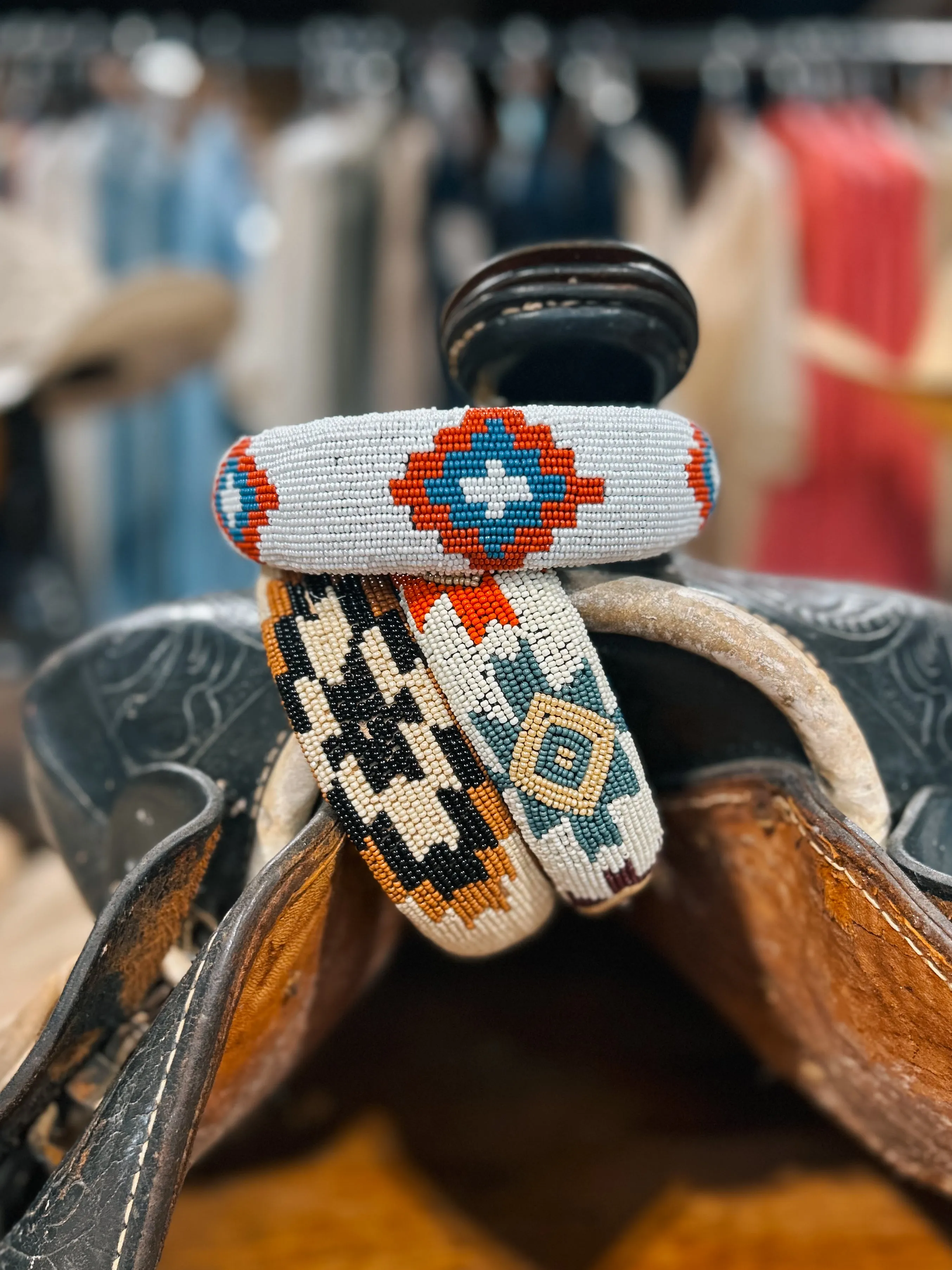 Beaded Aztec Headbands