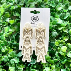 Beaded Mama Earrings