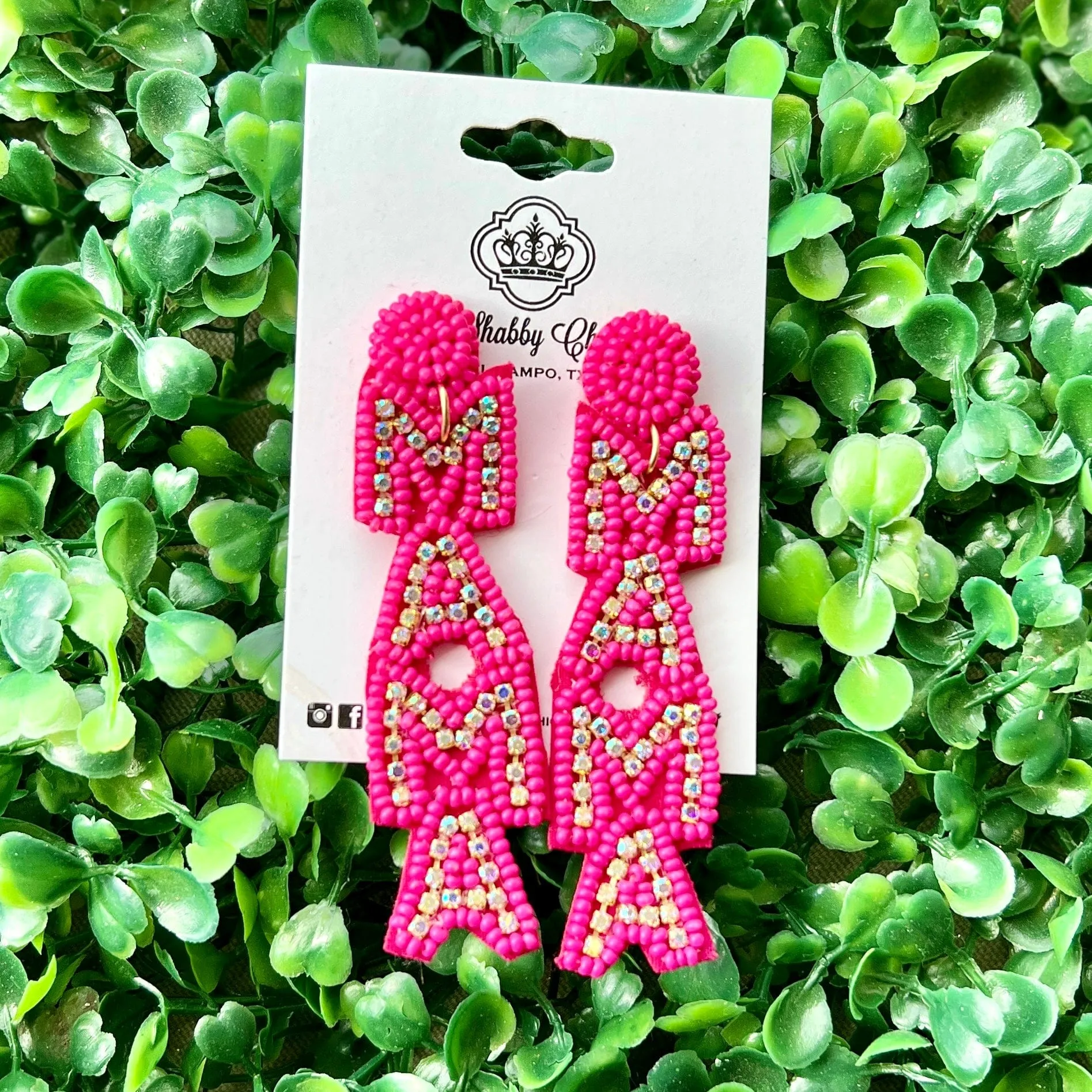 Beaded Mama Earrings