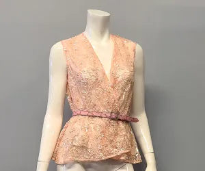Beaded Wrap Vest
