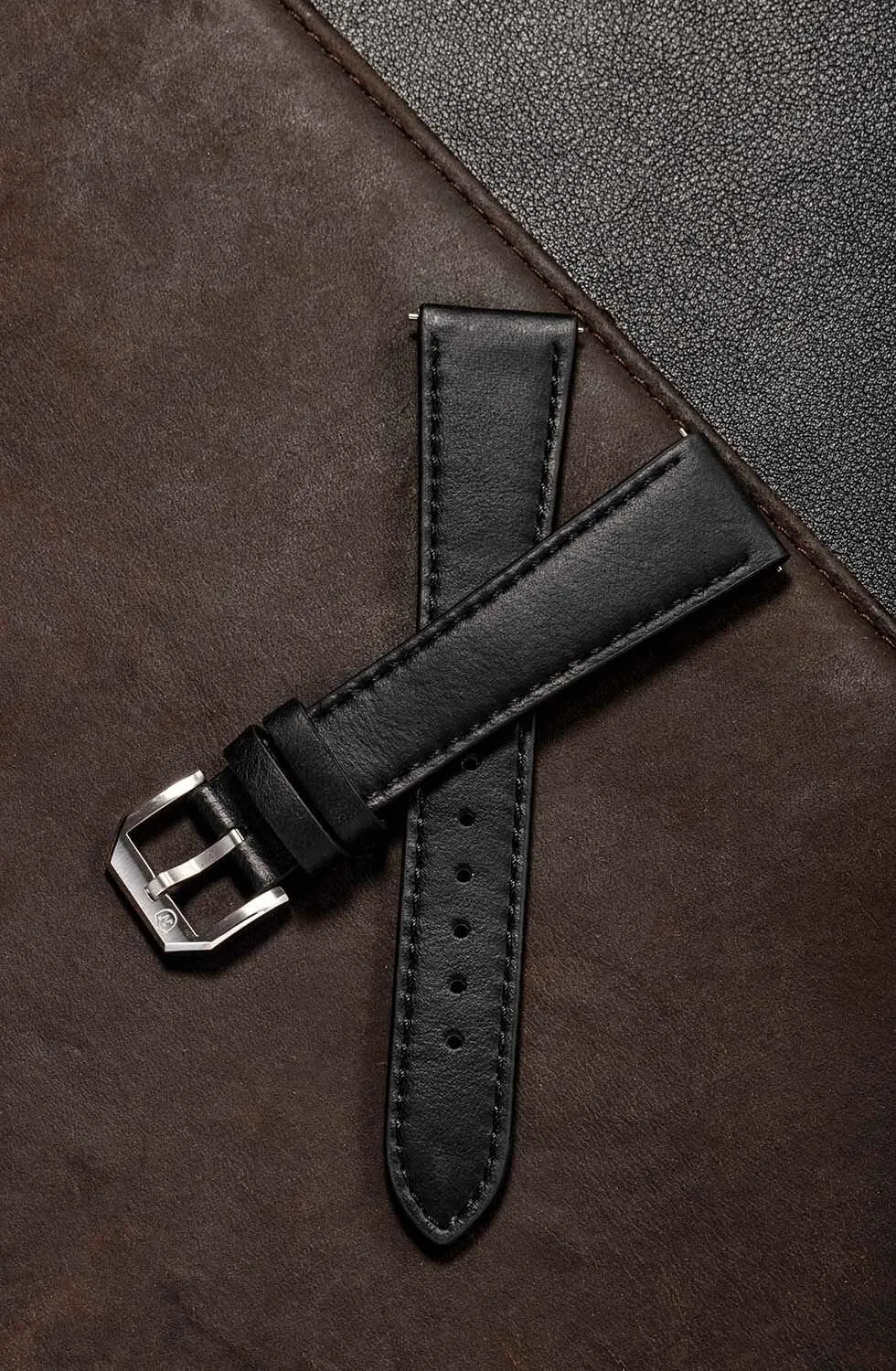 Black Leather Classic Strap