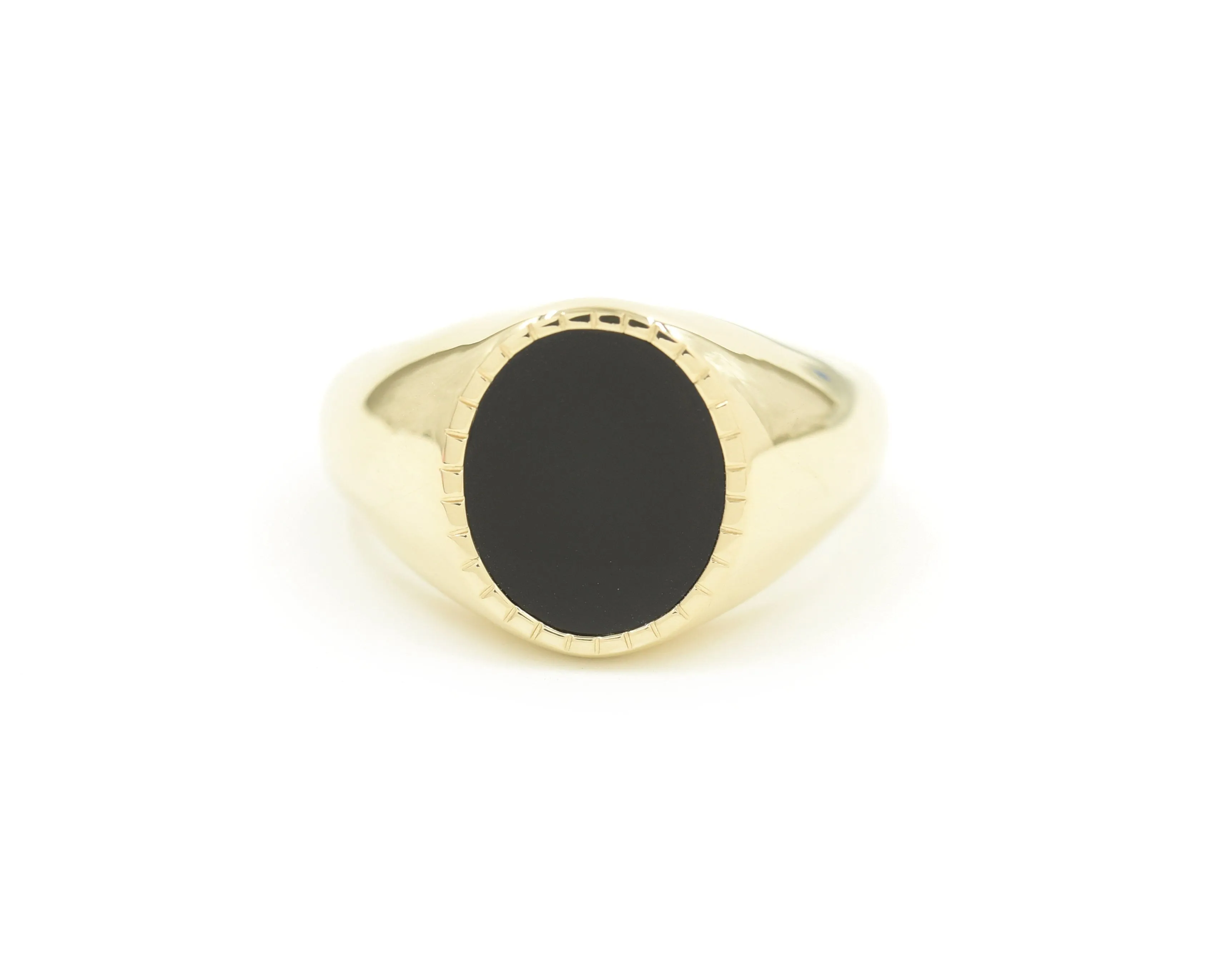 Black Onyx Markle Signet Ring