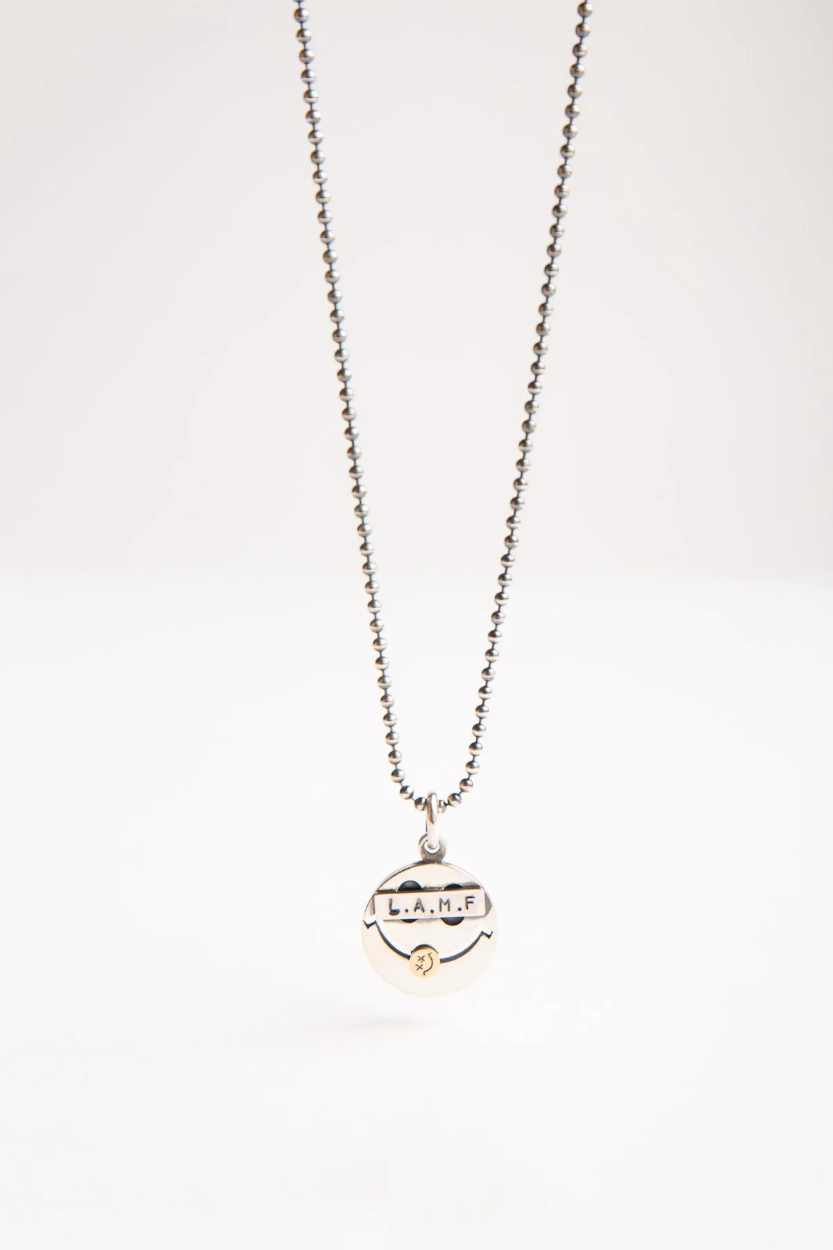 BLIND MAN TOGS | 18K YELLOW GOLD & SILVER TIFFANY&CO L.A.M.F. NECKLACE