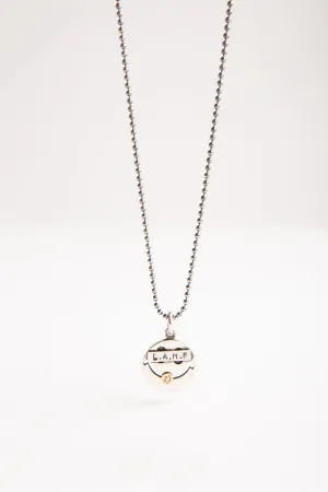 BLIND MAN TOGS | 18K YELLOW GOLD & SILVER TIFFANY&CO L.A.M.F. NECKLACE