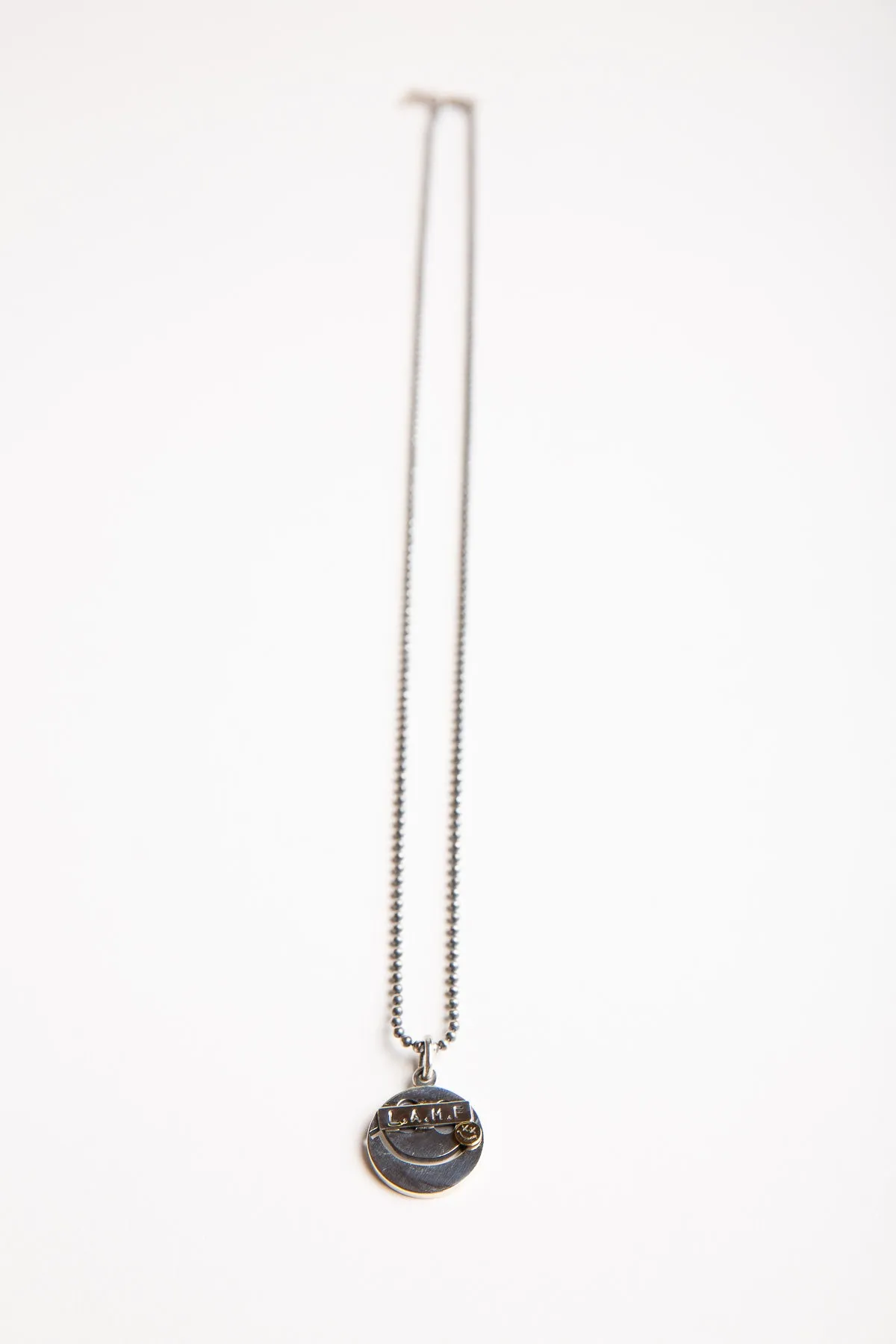 BLIND MAN TOGS | 18K YELLOW GOLD & SILVER TIFFANY&CO L.A.M.F. NECKLACE