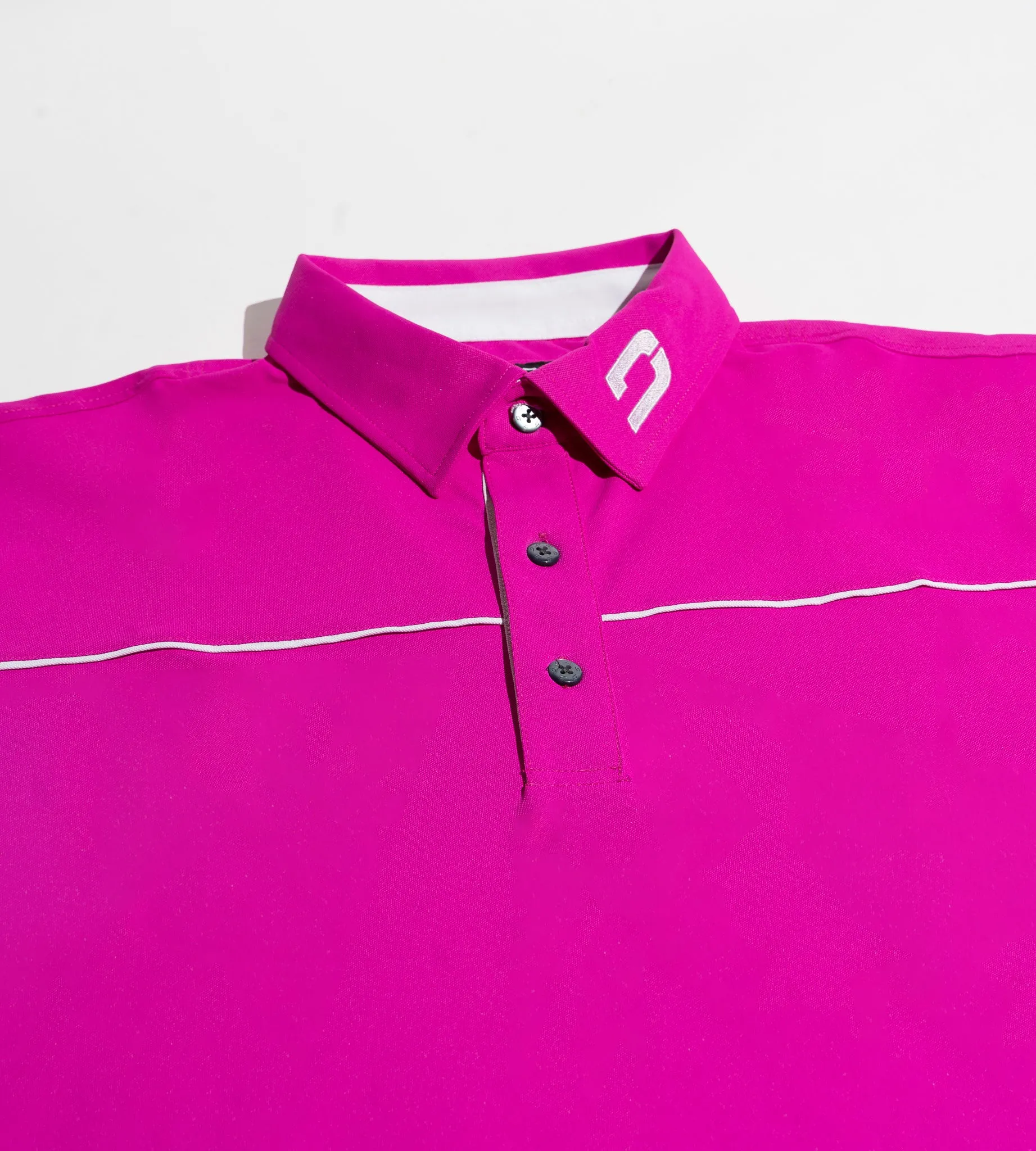 BLOCK PIQUE POLO - PINK
