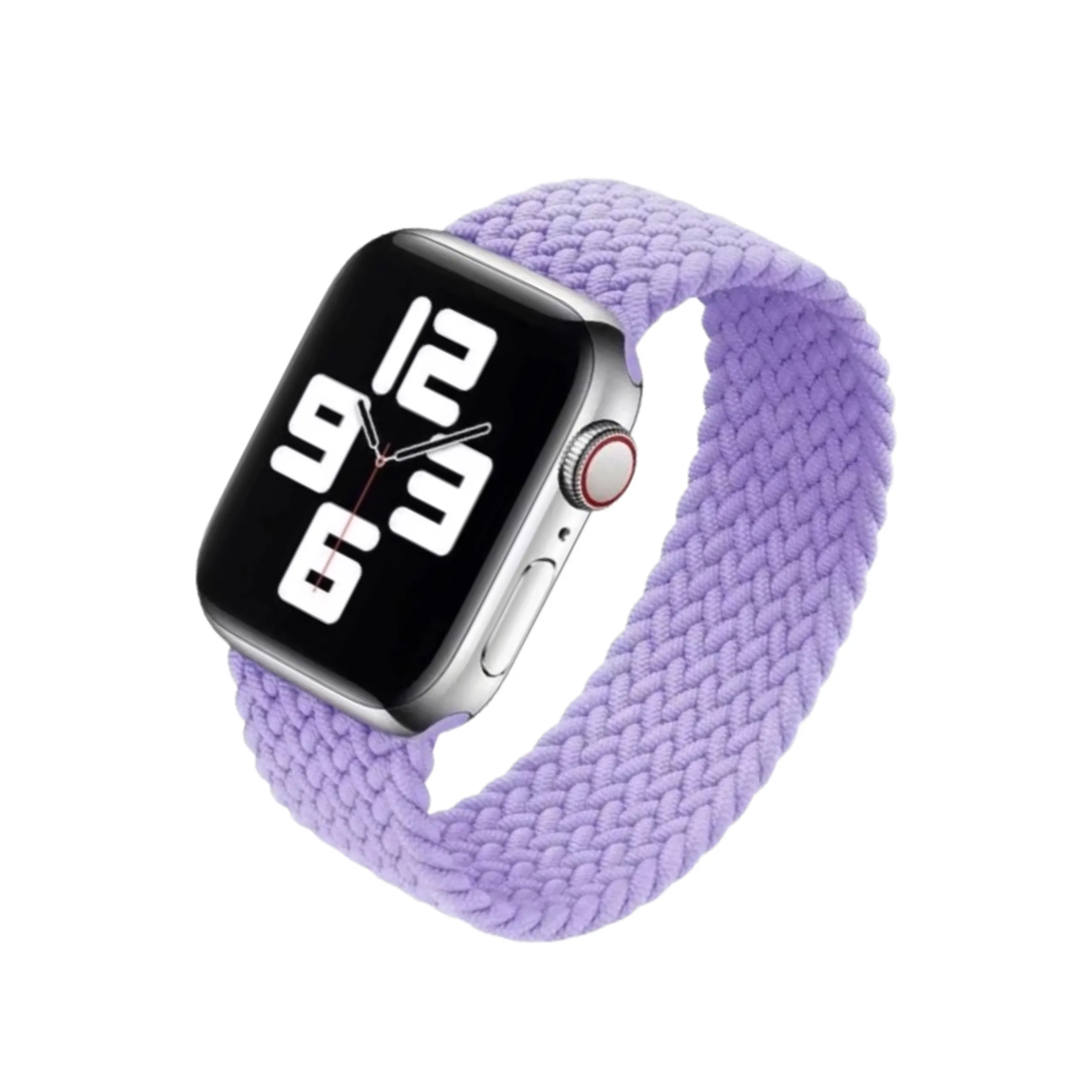 Braided Nylon Solo Loop Apple Watch Band - Ablaze