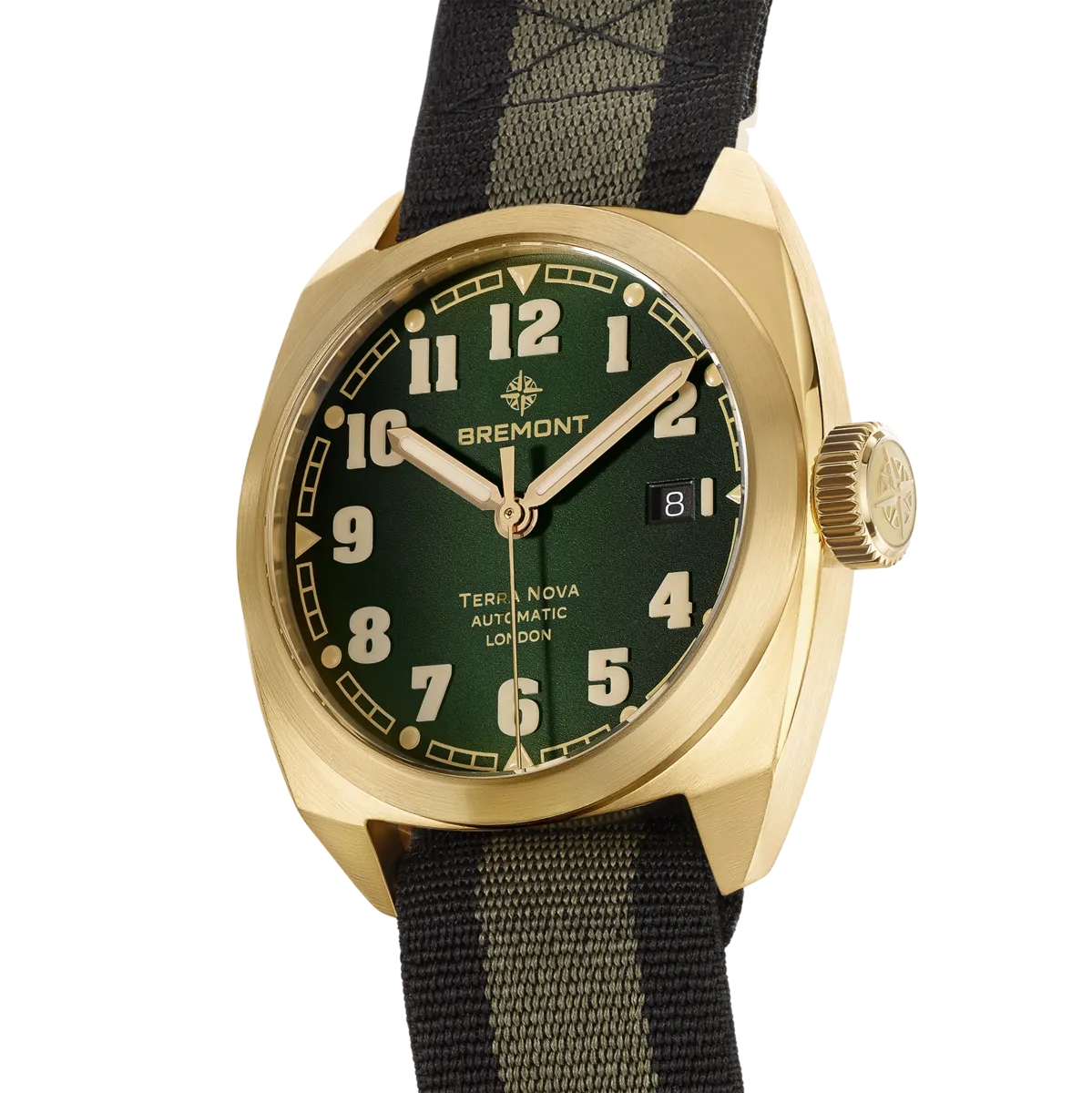 Bremont Terra Nova 40.5mm Date Bronze TN40-DT-BZ-GN-N-S