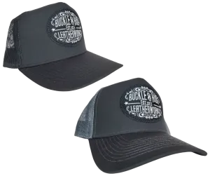 Buckle and Hide Leather Classic Trucker Cap