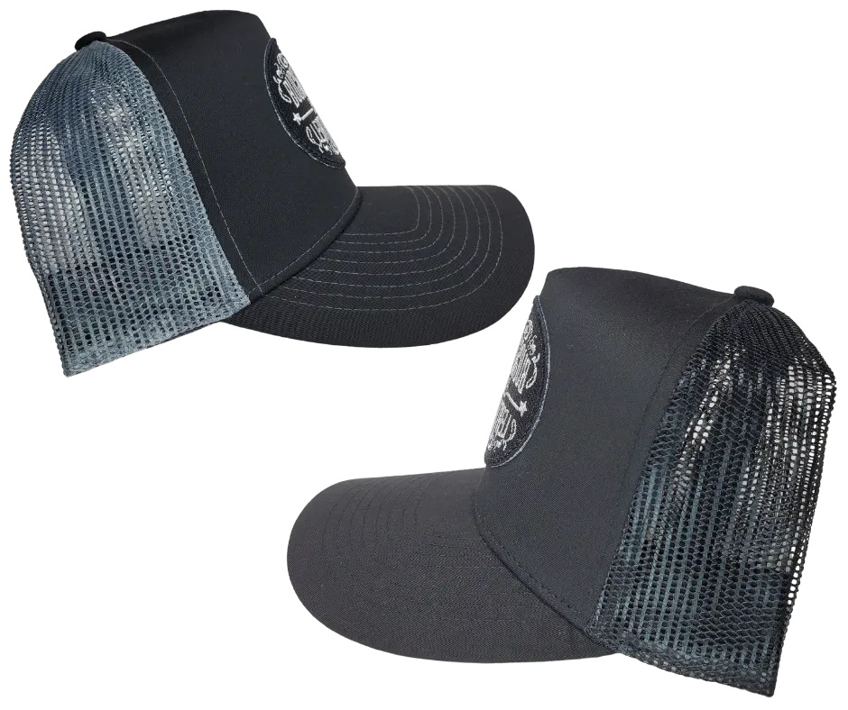 Buckle and Hide Leather Classic Trucker Cap