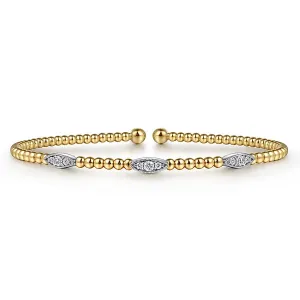 Bujukan Diamond Marquise Stations Bangle
