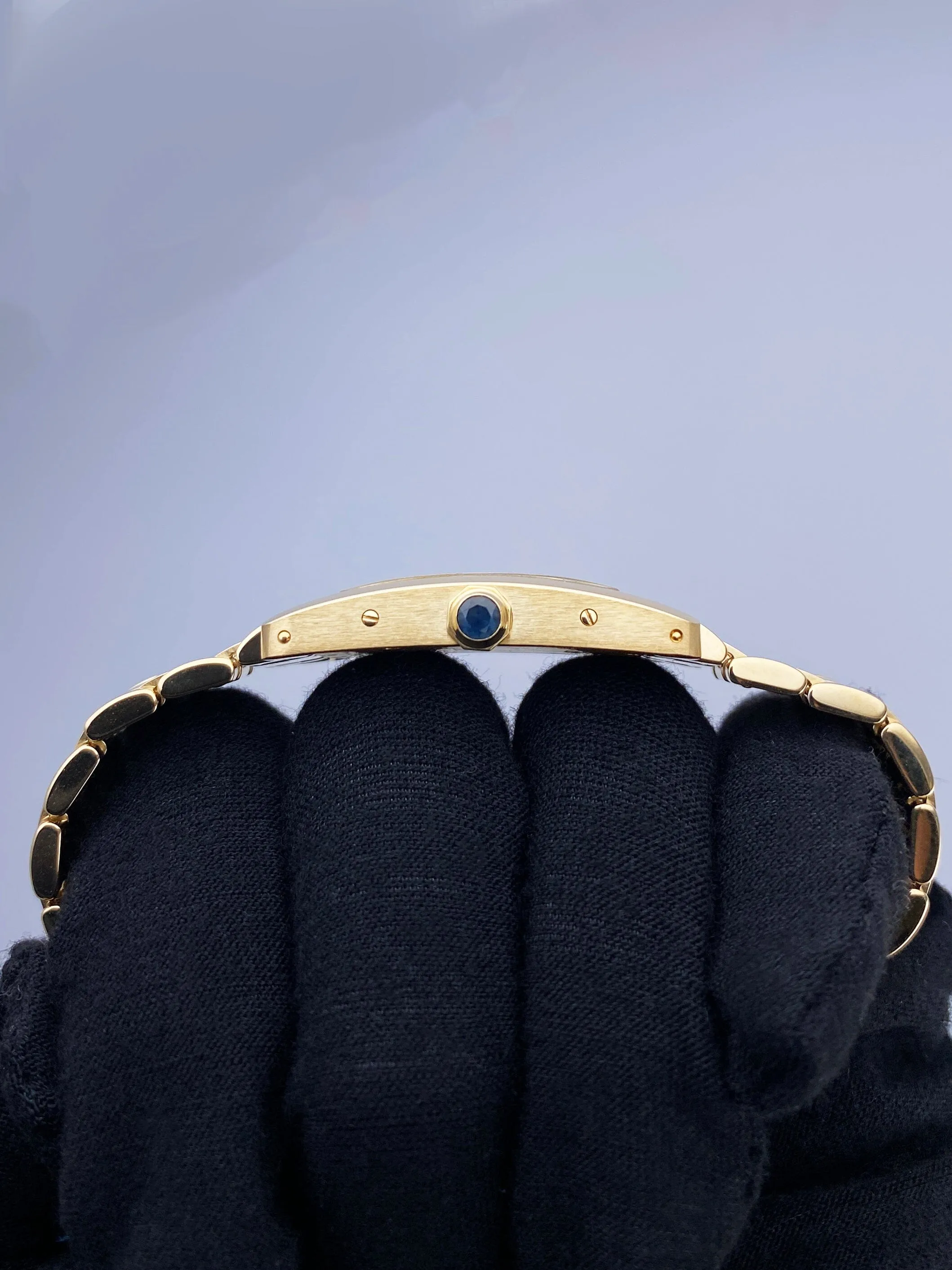 Cartier Tank Americaine W26015K2 18K Yellow Gold Ladies Watch