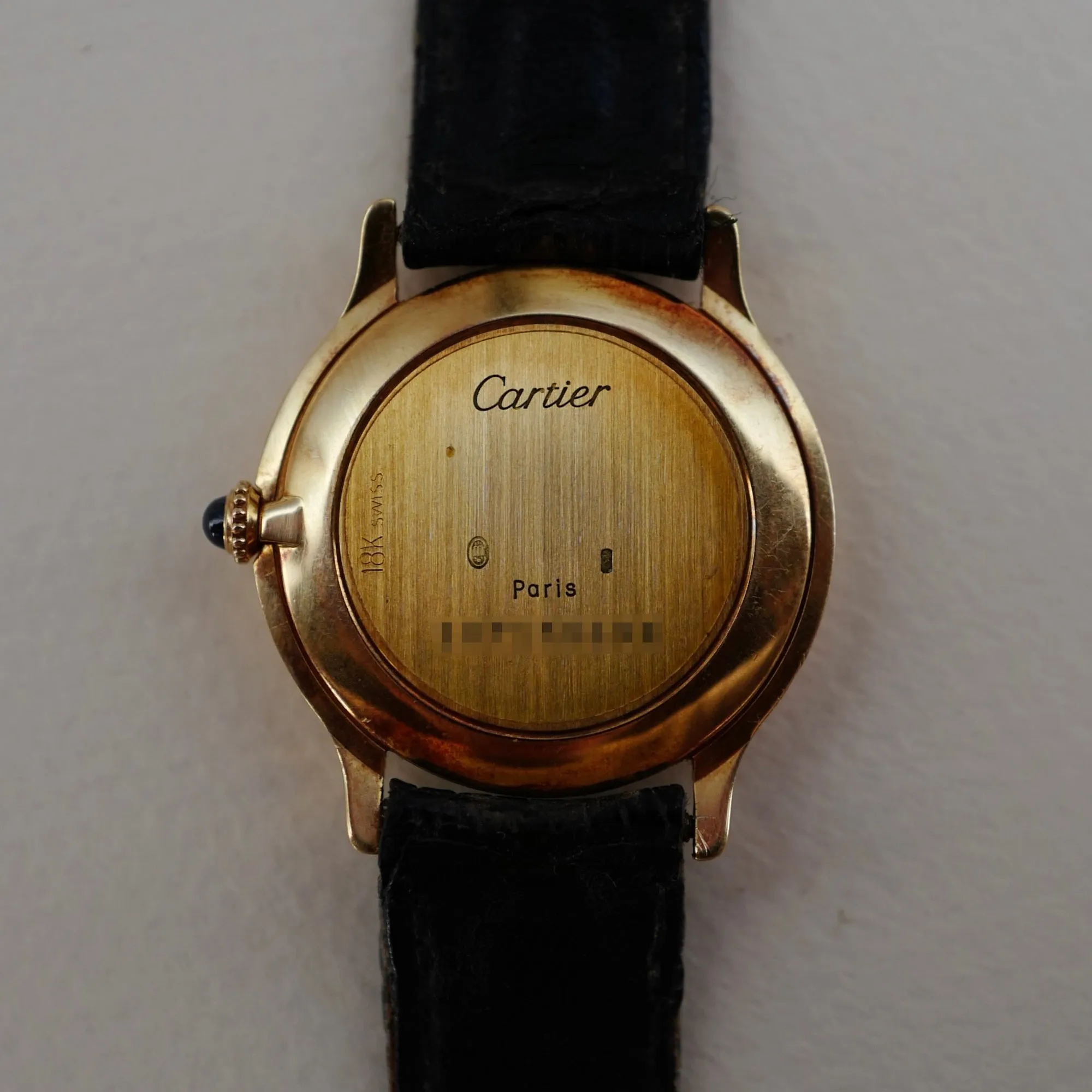 Cartier Yellow Gold Vintage Ronde Ref. 78248