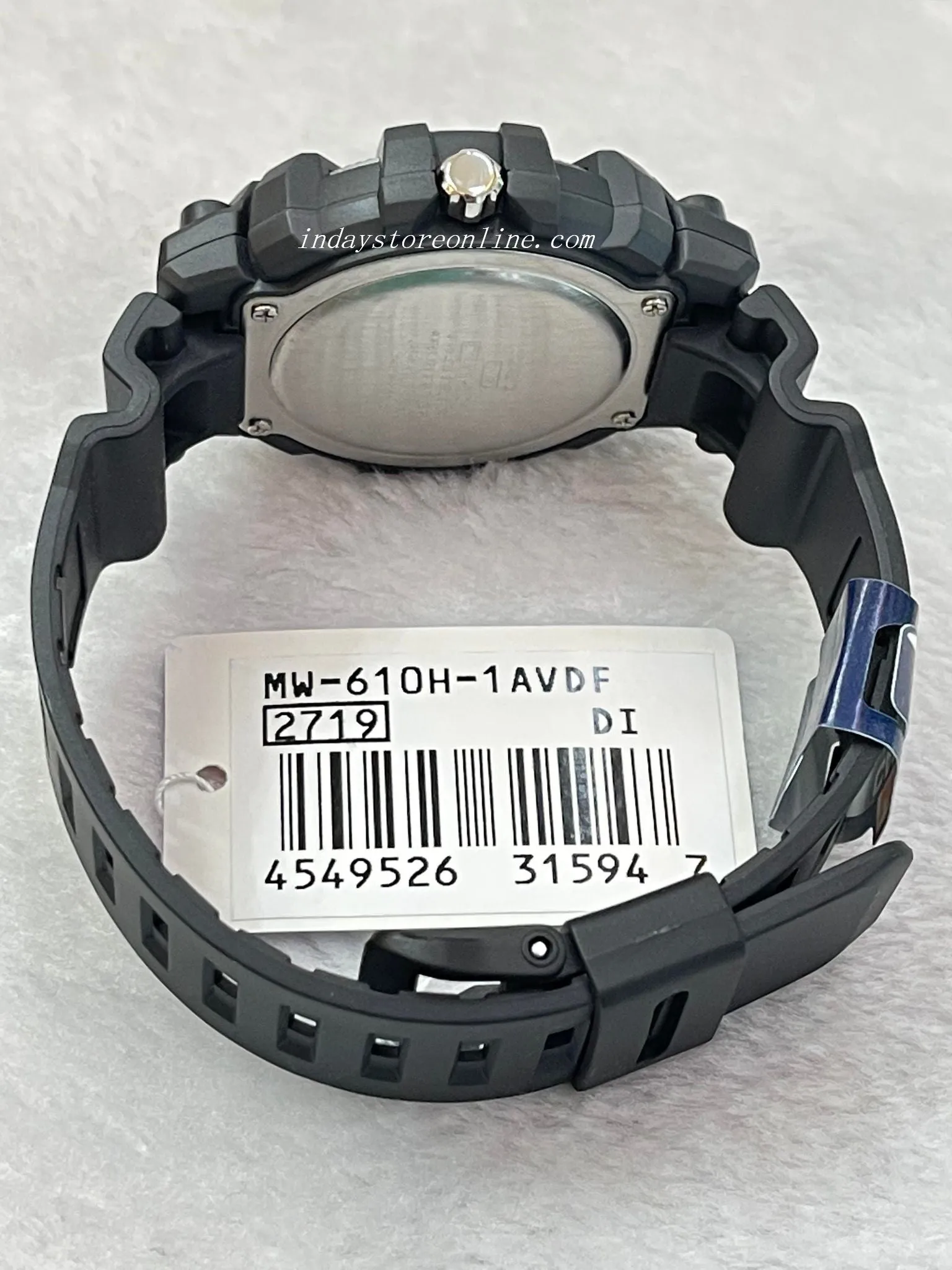 Casio Analog Men's Watch MW-610H-1A Sporty Design 10 years Battery Life Resin Glass Black Resin Strap Watch