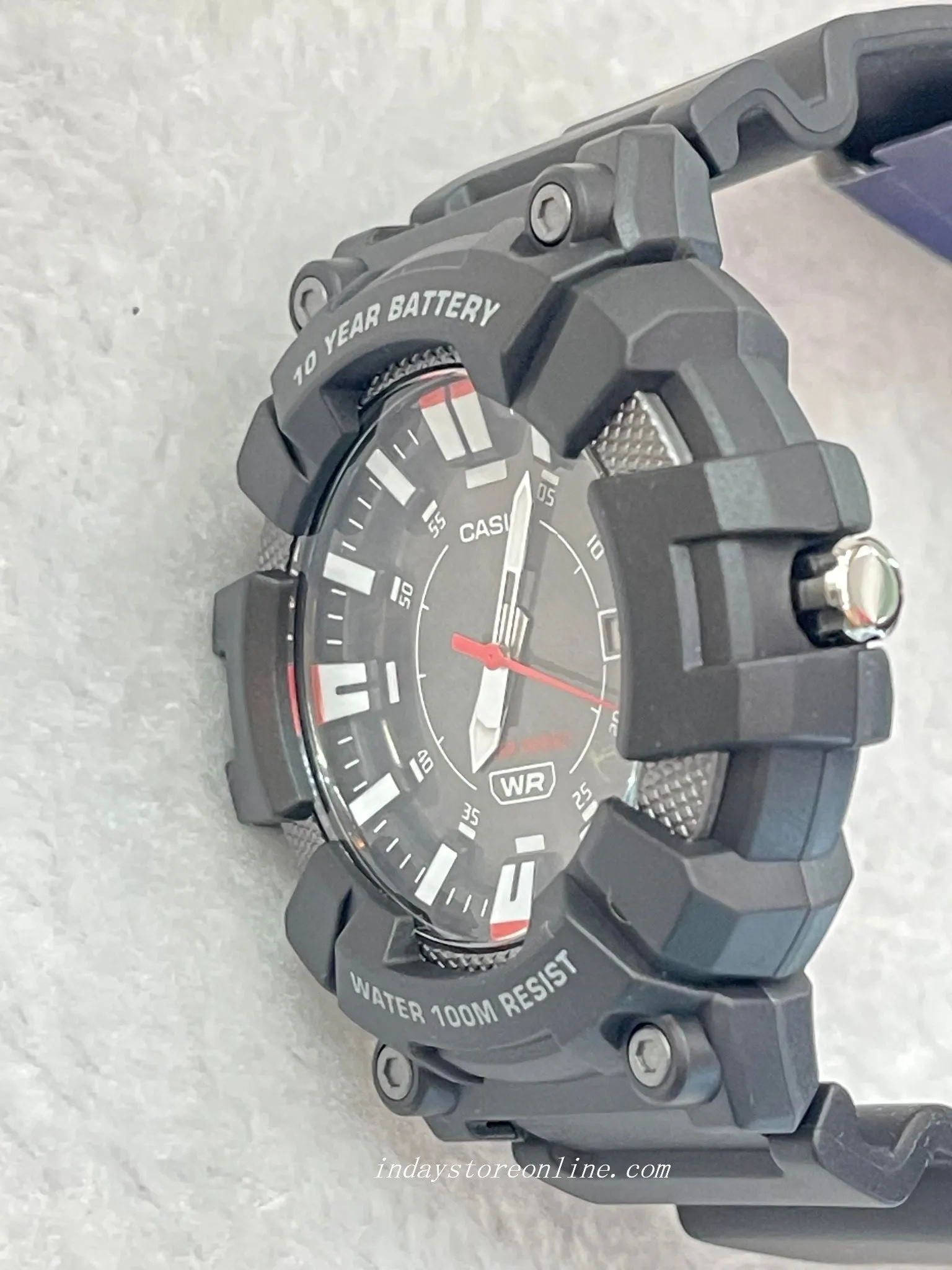 Casio Analog Men's Watch MW-610H-1A Sporty Design 10 years Battery Life Resin Glass Black Resin Strap Watch