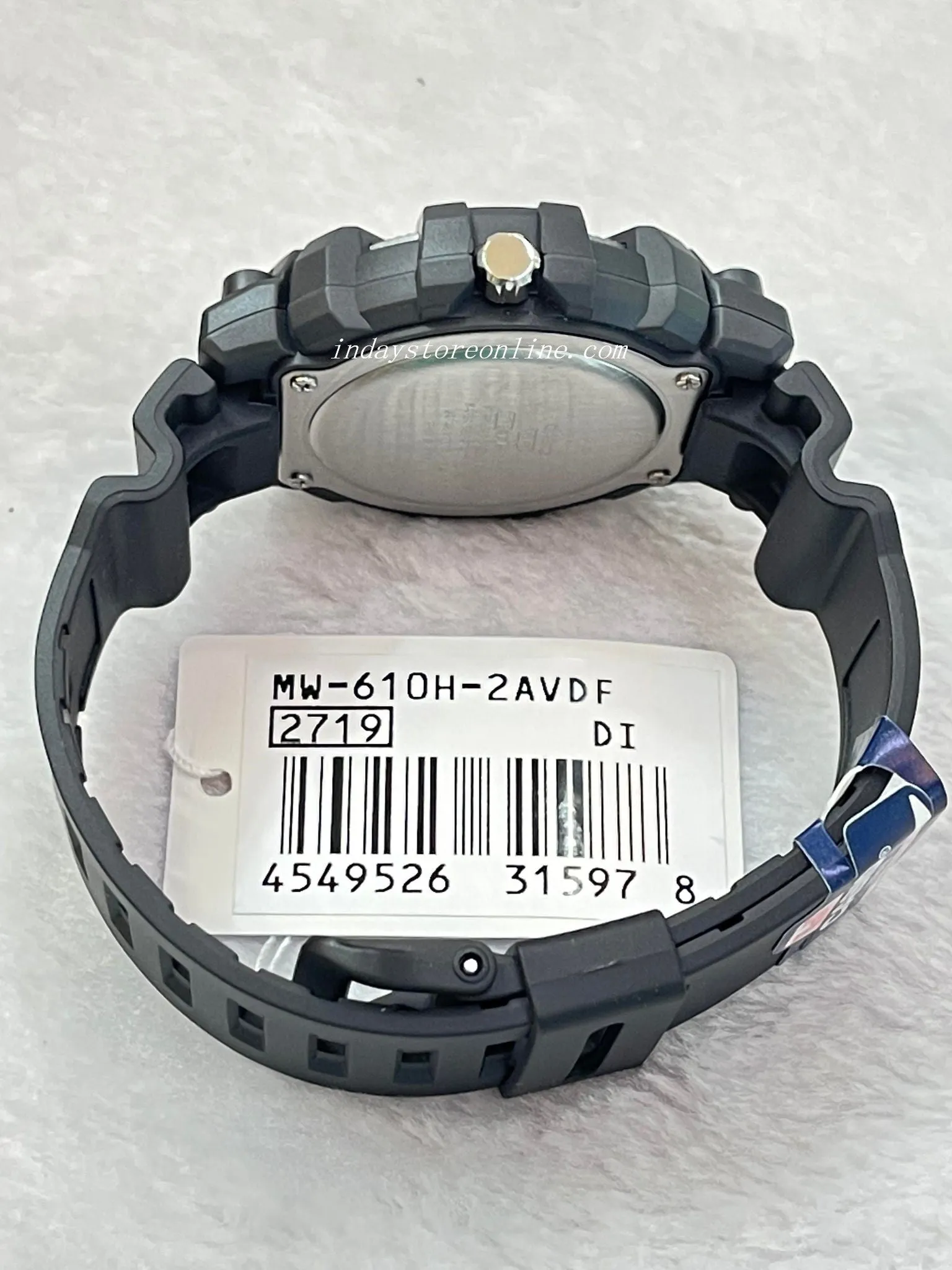 Casio Analog Men's Watch MW-610H-2A Sporty Design 10 years Battery Life Resin Glass Black Resin Strap Watch