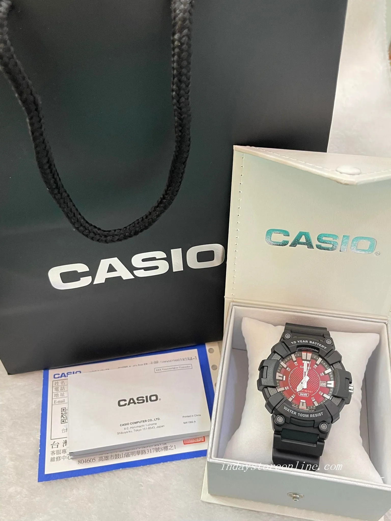 Casio Analog Men's Watch MW-610H-4A Sporty Design 10 years Battery Life Resin Glass Black Resin Strap Watch