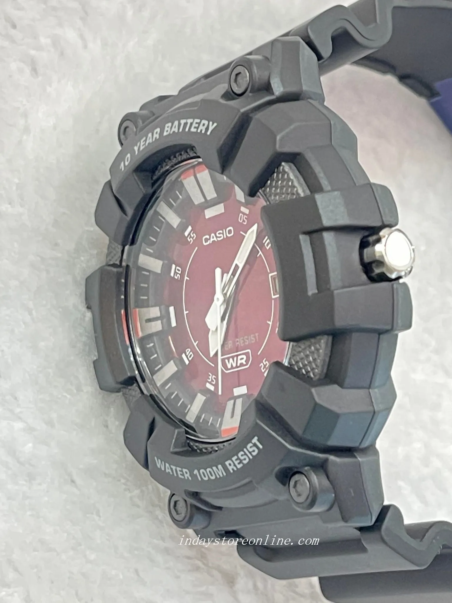 Casio Analog Men's Watch MW-610H-4A Sporty Design 10 years Battery Life Resin Glass Black Resin Strap Watch