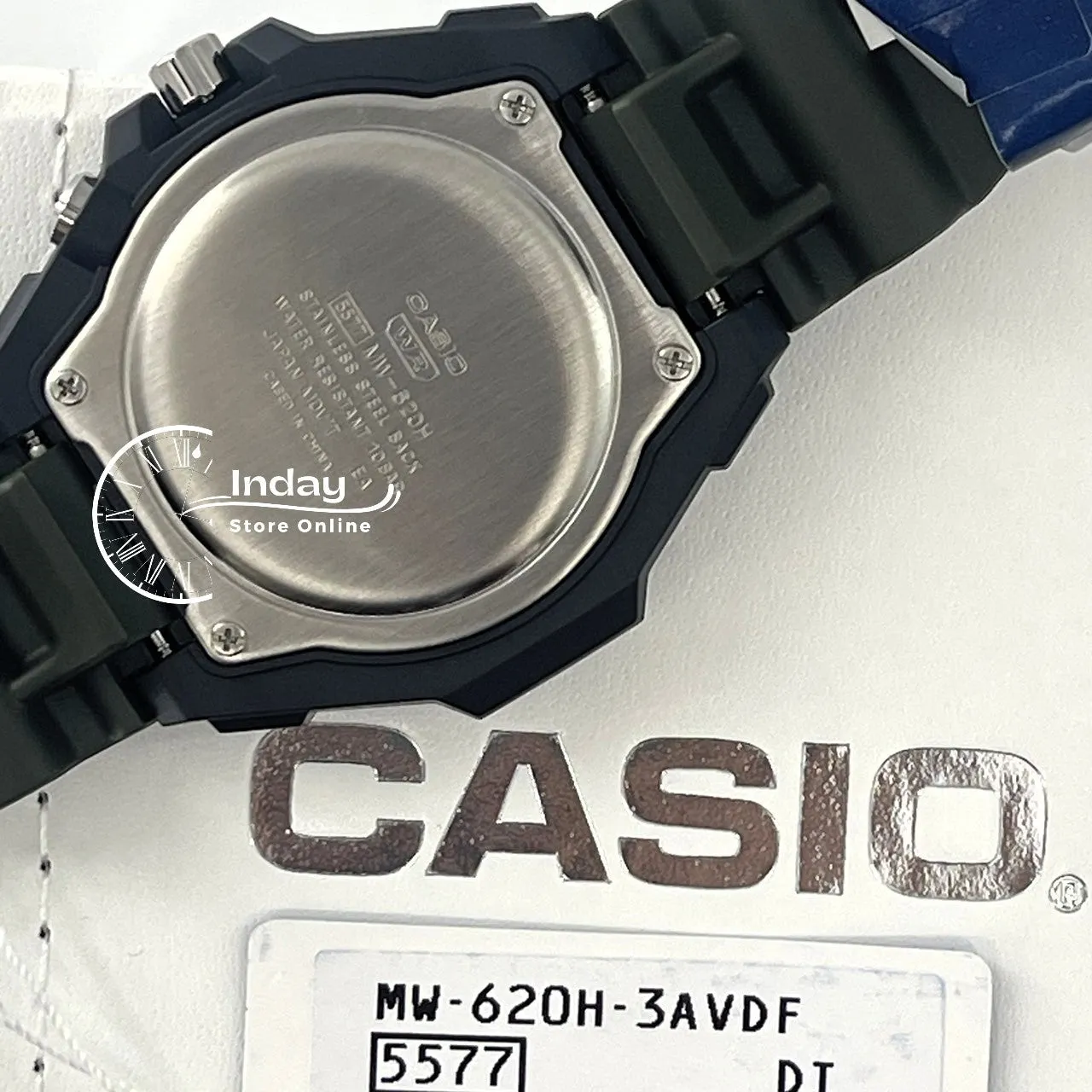 Casio Analog Men's Watch MW-620H-3A Resin Band Resin Glass Sporty Design