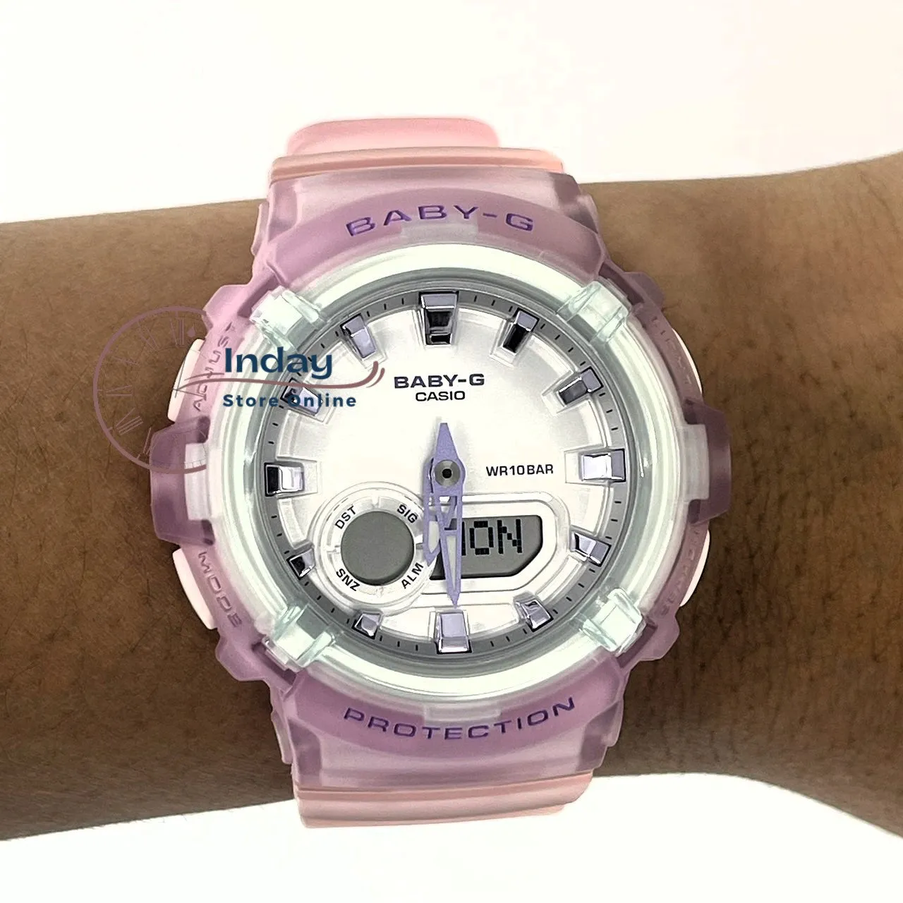 Casio Baby-G Women's Watch BGA-280-6A Resin Band Mineral Glass Shock Resistant