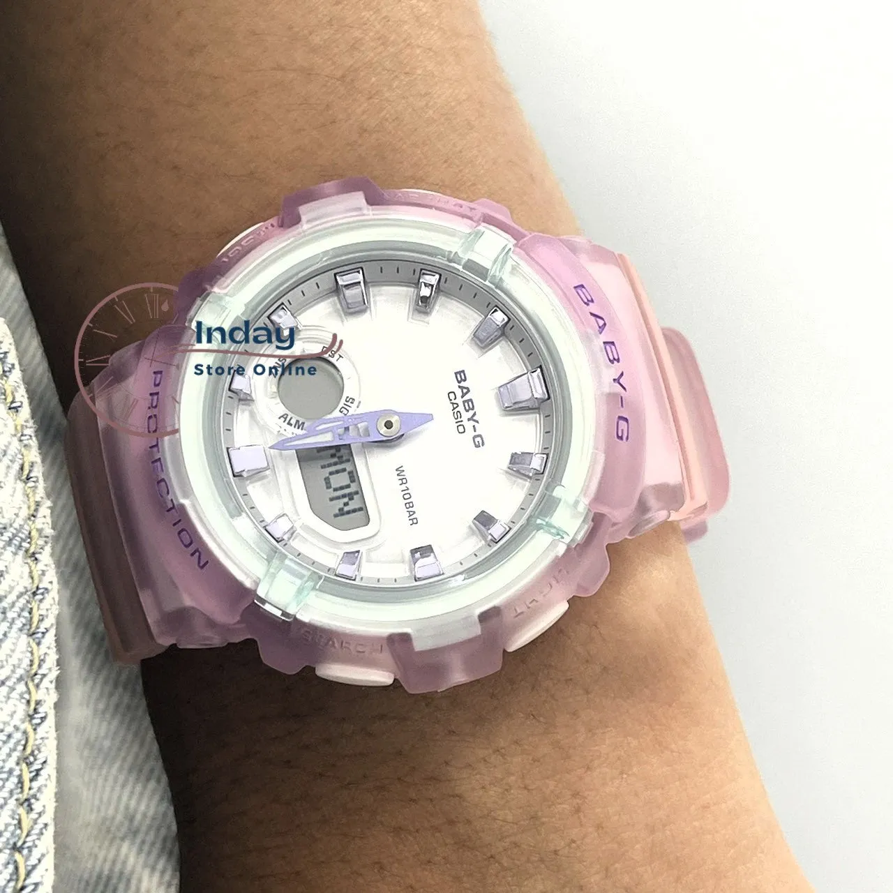 Casio Baby-G Women's Watch BGA-280-6A Resin Band Mineral Glass Shock Resistant