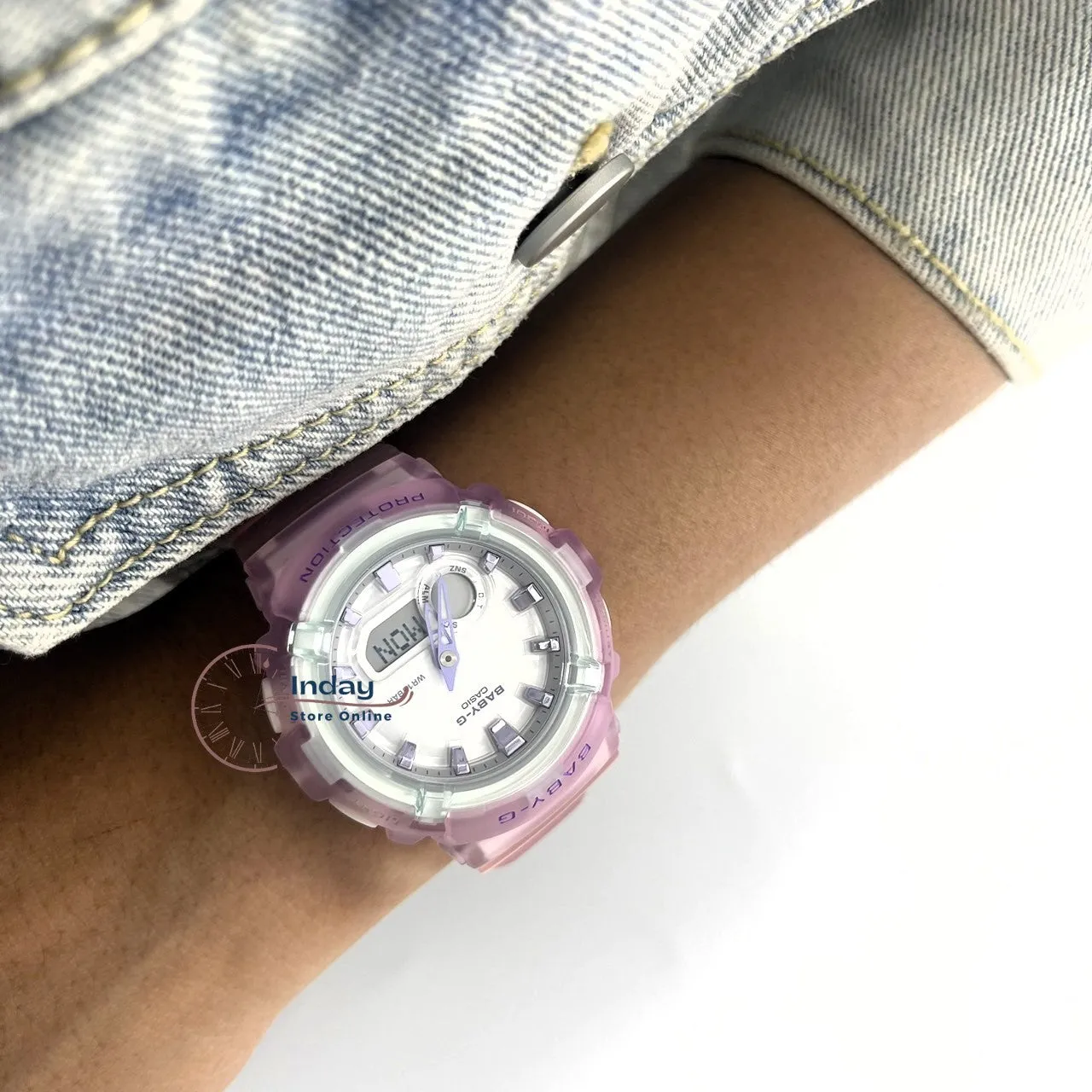 Casio Baby-G Women's Watch BGA-280-6A Resin Band Mineral Glass Shock Resistant