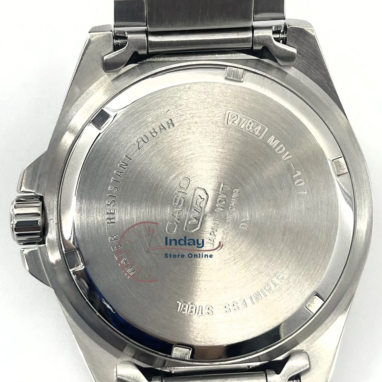Casio Men's Watch MDV-107D-3A Stainless Steel Band Mineral Glass