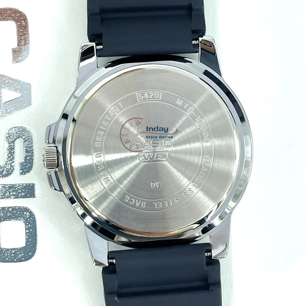 Casio Men's Watch MTP-VD300-1B Resin Band Mineral Glass
