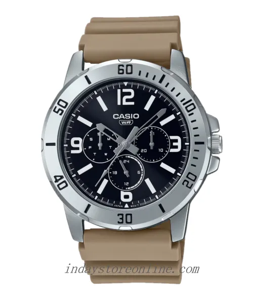 Casio Men's Watch MTP-VD300-5B Resin Band Mineral Glass